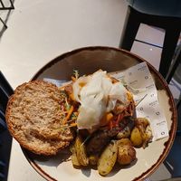 Super delicious vegan dream sandwich at Roots LaMarca in Madrid