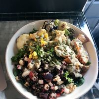 Microbiotic bowl at Roots LaMarca in Madrid