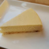 Rice flour cheesecake at Comeconoco Laboratory & Cafe in Osaka
