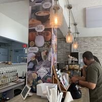 Inside  at Kudough's Donuts in San Juan