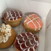 Guava cheese and key lime at Kudough's Donuts in San Juan