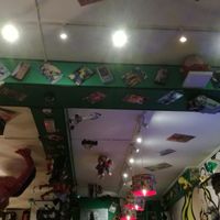 Ceiling at Atomic Burger in Oxford