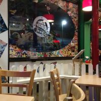 Inside at Atomic Burger in Oxford