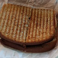 Grilled cheese at Eva B Bistro & Bar in Montreal