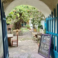 Entering the restaurant   at Kampu in Urubamba