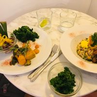 Delicious  at Vegan Dining Room at Institute Macrobiotic of Spain in Valencia