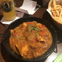Mock chicken jalfrezi at Parkfield Central in Wolverhampton