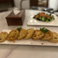 Fried lotus root  at Su Ming Xiang in Qingdao