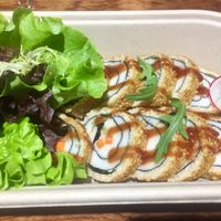 Takeout yam sushi at Su Ming Xiang in Qingdao