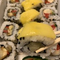 Vegan sushi at Madame Butterfly in Rosario