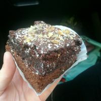 Vegan brownie at The Good Grocer in Leederville