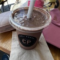 Chocolate haze smoothie  at Cali Press in Coogee