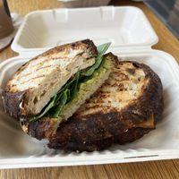 Tofu sandwich  at Cali Press in Coogee