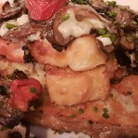 Shrooms french toast at The Glad Cafe in Glasgow