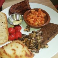 Small breakfast at The Glad Cafe in Glasgow