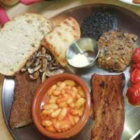 Big breakfast at The Glad Cafe in Glasgow