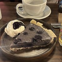 Seasonal pie (blueberry)  at The Glad Cafe in Glasgow