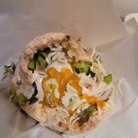 Sabich at Falafel Sababa in Osaka