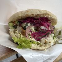 Vegan kebab - delicious!  at Falafel Sababa in Osaka