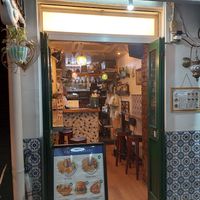 From the outside at Falafel Sababa in Osaka