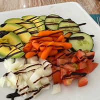 Lentil bowl (lentils are hidden unter the vegetables in this picture)  at Mundo's in Tenerife