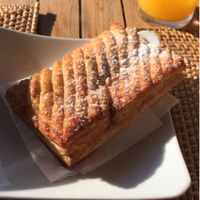 Vegan croissant at Mundo's in Tenerife