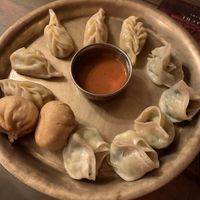 Vegan momos with different fillings  at YAK + YETI in Vienna