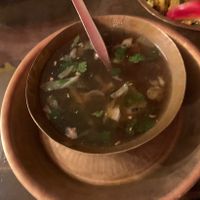 Vegetable broth  at YAK + YETI in Vienna