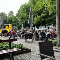 Groot terras   at Ver'koch in Roermond