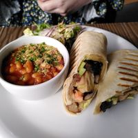 Breakfast wrap (October 2021) at Pear Kitchen in Cowbridge