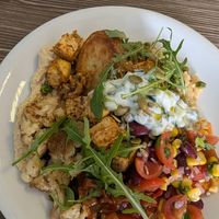 Buddha Plate special at Pear Kitchen in Cowbridge