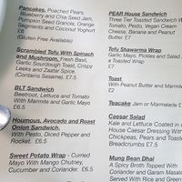 Nocember 2019 Menu at Pear Kitchen in Cowbridge