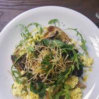 Scrambled tofu at Pear Kitchen in Cowbridge
