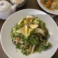 Pear Caesar salad at Pear Kitchen in Cowbridge