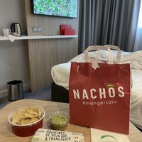 Hotel dinner via ubereats!  at Nachos Mexican Grill - Vieux Marché in Rouen