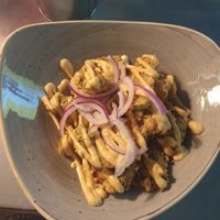 Crispy tandoori fritters at Dedos in Tenerife