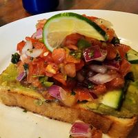 Vegan Citrus Avocado Toast  at Miss Shirley's in Annapolis