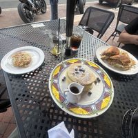 Can’t go wrong with pancakes and hash  at Miss Shirley's in Annapolis