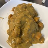 Biscuit with sweet potato gravyy  at Biscuit Head in Asheville