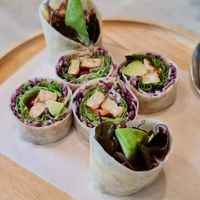 Fresh healthy ingredients at Tonklar Facai - Chula in Bangkok