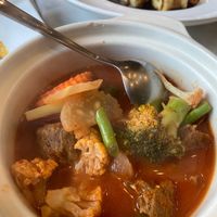 แกงส้มผักรวมน้ำฟักข้าว at Tonklar Facai - Chula in Bangkok