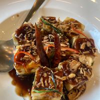 เต้าหู้ทอดซอสมะขาม at Tonklar Facai - Chula in Bangkok