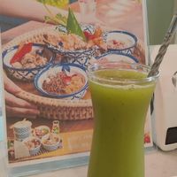 Green juice at Tonklar Facai - Chula in Bangkok