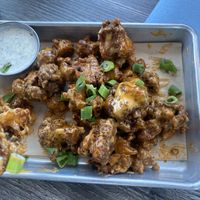 Fried cauliflower  at Collision Brewing Company and Restaurant in Longmont