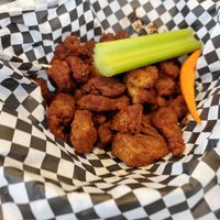 Seitan - small bites but juicy and flavorful at Collision Brewing Company and Restaurant in Longmont