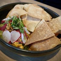 Guacamole with corn  at Earls Kitchen + Bar in Whistler
