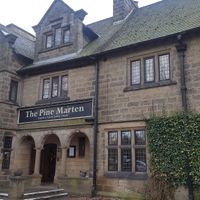 Front entrance at The Pine Marten in Harrogate