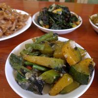 Squash, cayhote and green beans at Eat 'n Be Well in Batangas