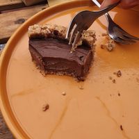 Cacao and hazlenut at Veganika in Ljubljana