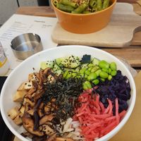 Rice & shine + Mac & cheese at Veganika in Ljubljana